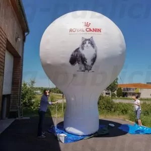 Montgolfière publicitaire 5m auto-ventilée