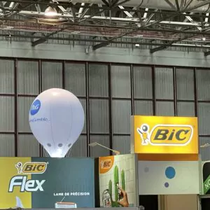 P&G montgolfière intérieur hélium avec éclairage